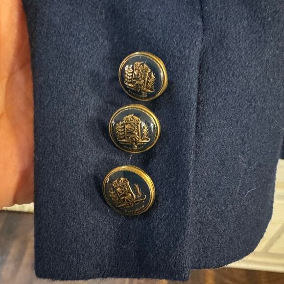 Vintage Pendleton Women’s Pure Virgin Wool Lined Blazer Size 16 Blue USA Made - Picture 7 of 10